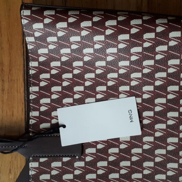 Mango Printed Logo Tote/Shopper Bag - Picture 4 of 10